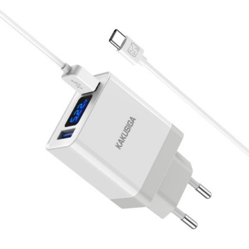 Picture of KAKUSIGA CHARGER WITH TYPE C CABLE KSC 768