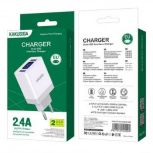 Picture of KAKUSIGA CHARGER DUAL USB KSC 756