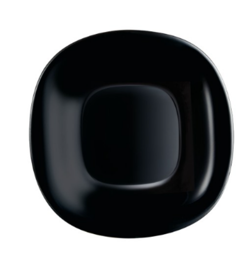 Picture of LUMINARC ASSIETTE CARINE NOIR DESSERT 19CM