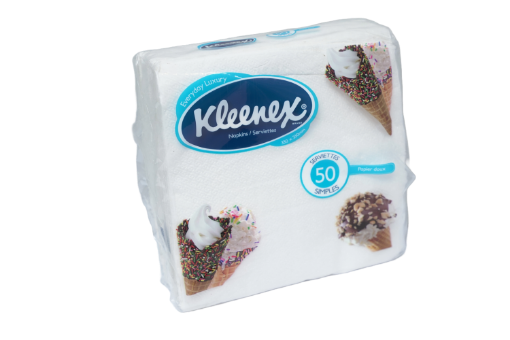 Picture of KLEENEX SERVIETTE 1PLY X50