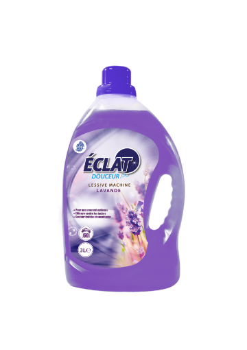 Picture of ECLAT LESSIVE LIQUIDE MACHINE LAVANDE 3LT