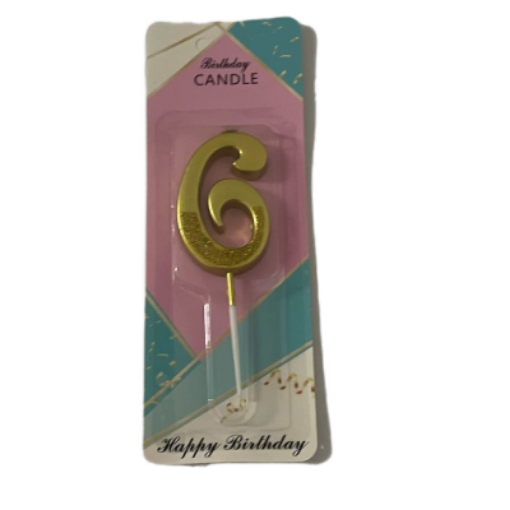 Picture of NUMBER CANDLE DOTTED 0 9