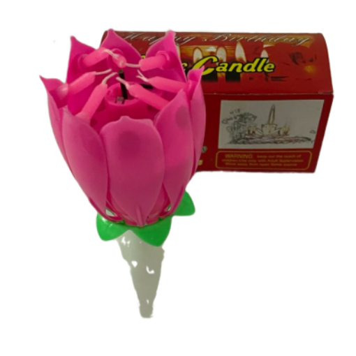 Picture of MUSIC CANDLE ROSE