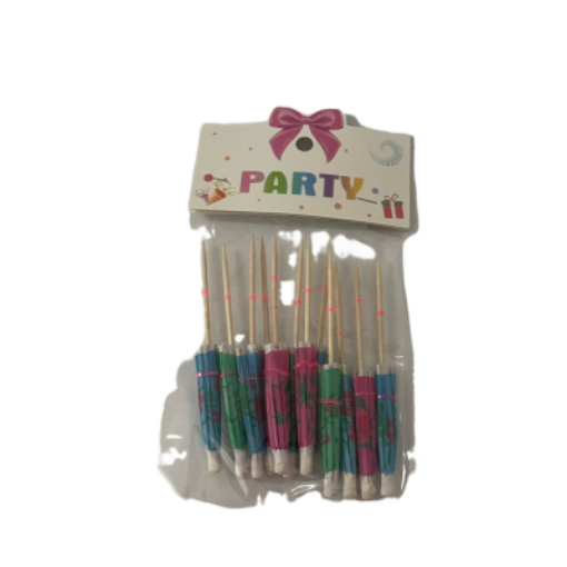 Picture of 12PCS PAPER PARASOL 10CM
