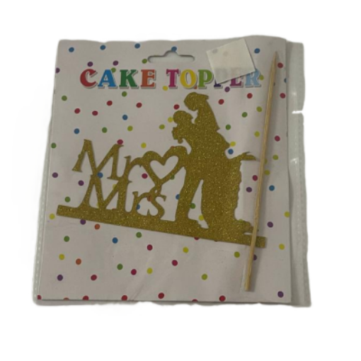 Picture of PARTY CAKE TOPPER WITH STICK 6 D