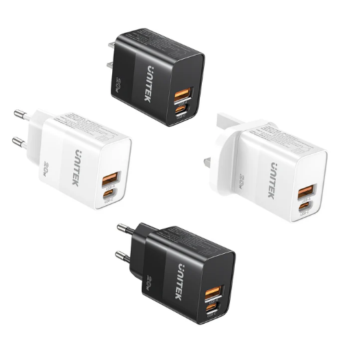 Picture of 2 PORT WALL CHARGER USBAC 20W