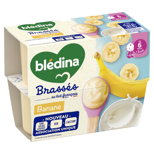 Picture of BLEDINA MINI LACTES BANANE X6 55G