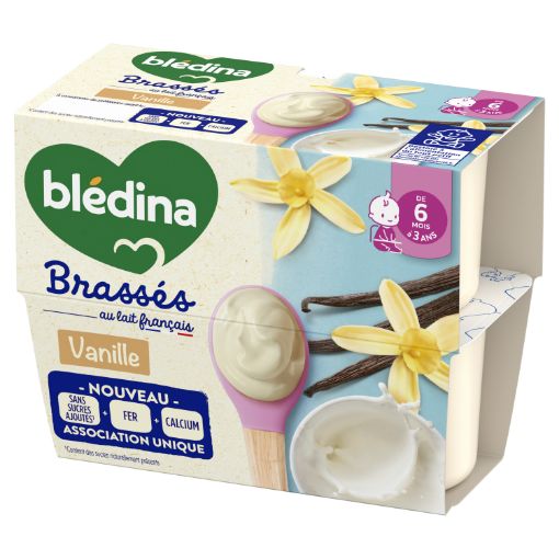 Picture of BLEDINA LES BRASSES VANILLE X6 95G