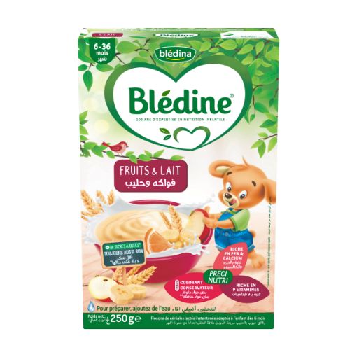 Picture of BLEDINA BLEDINE FRUITS ET LAIT 250G