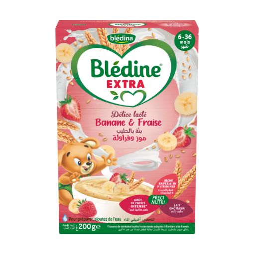 Picture of BLEDINA BLEDINE EXTRA LACTE BANANE FRAISE 200G