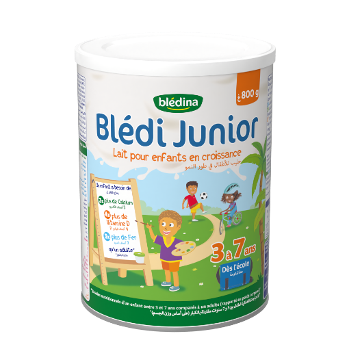 Picture of BLEDINA BLEDI JUNIOR LAIT CROISSANCE 3 A 7 ANS 800G