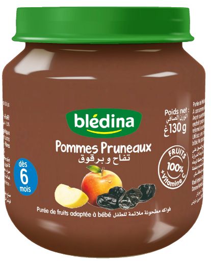 Picture of BLEDINA  POMMES PRUNEAUX 130G