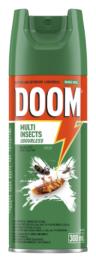 Picture of DOOM INSECTICIDE ODOURLESS 300ML