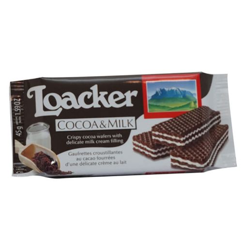 Picture of LOACKER CLASSIC  COCOA MILK   45G