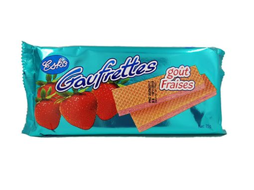 Picture of ESKO GAUFRETTE FRAISES 75G