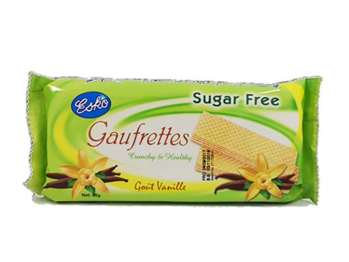 Picture of ESKO GAUFRETTE SANS SUCRE VANILLE 80G