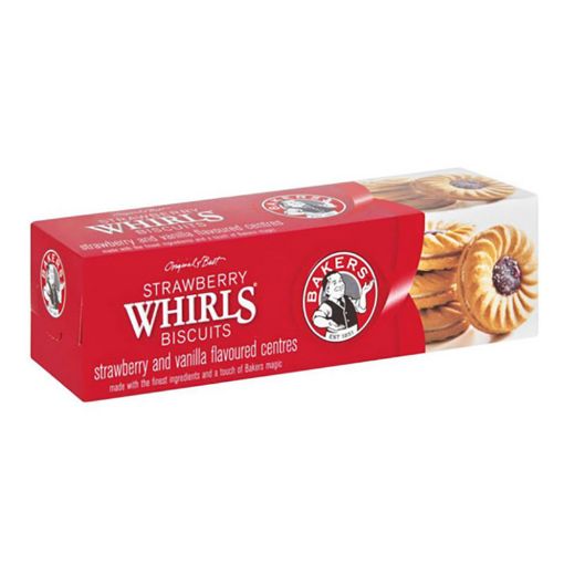 Picture of BAKERS STRAWBERRY WHIRLS 200GMS