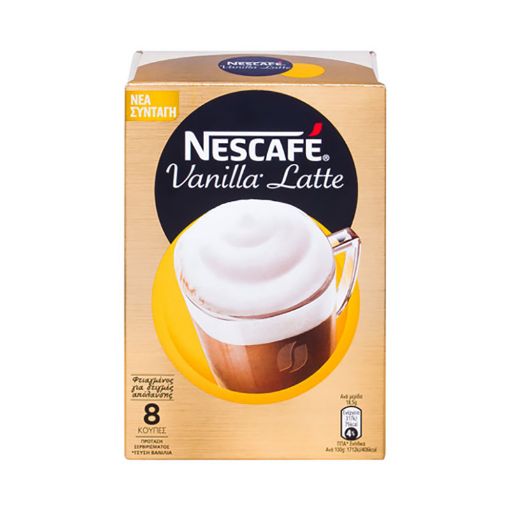 Picture of NESCAFE LATTE VANILLA  8 X 18 5G