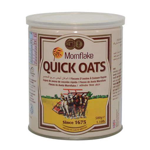 Picture of MORNFLAKE QUICK OAT 500G(TIN)