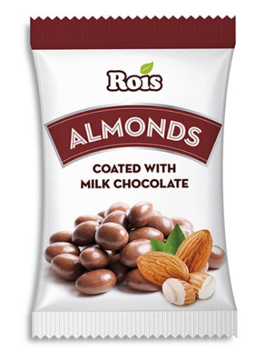 Picture of ROIS MILK CHOCOLATE COATED ALMOND 80G