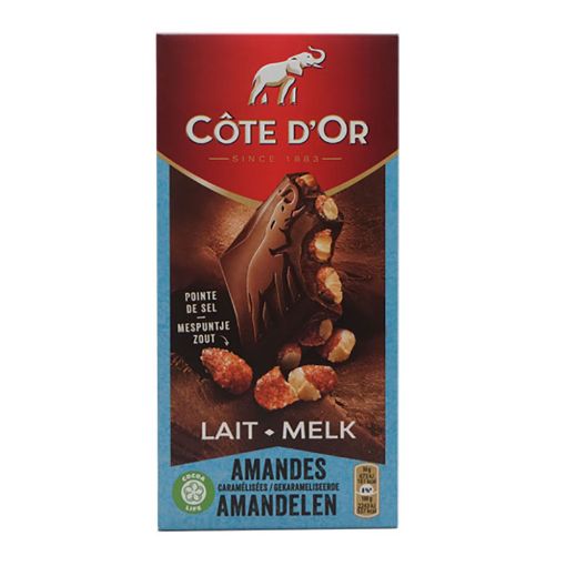 Picture of COTE DOR LAIT AMAND CARAMEL 180G