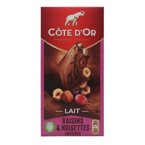 Picture of COTE DOR LAIT RAISIN NOISETTES 180G