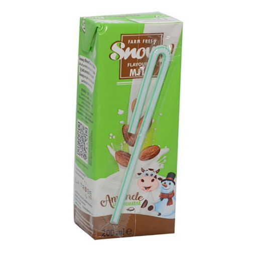 Picture of SNOWY FLAVOUR UHT MILK ALMOND 200ML