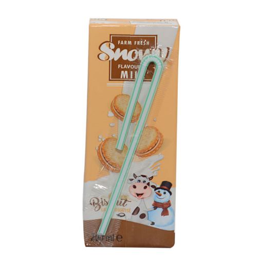 Picture of SNOWY FLAVOUR UHT MILK BISCUIT 200ML