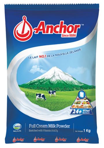 Picture of ANCHOR SACHET FULL CREAM MILK POWDER 1KG