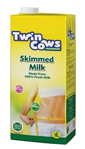 Picture of TWIN COWS UHT MILK 1L - SKIMMED