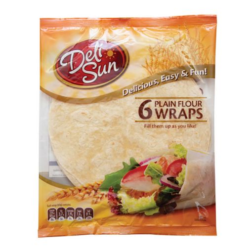 Picture of DELI SUN PLAIN FLOUR WRAPS 360G