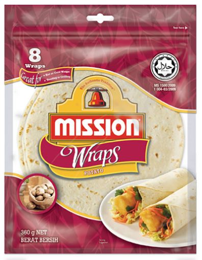 Picture of MISSION WRAPS POTATO 360G