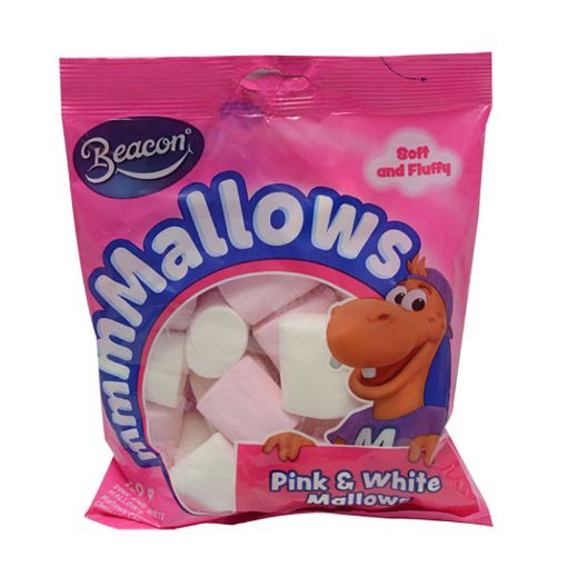 Picture of BEACON MASHMALLOWS PINK WHITE 150G