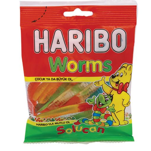 Picture of HARIBO WORMS 80G