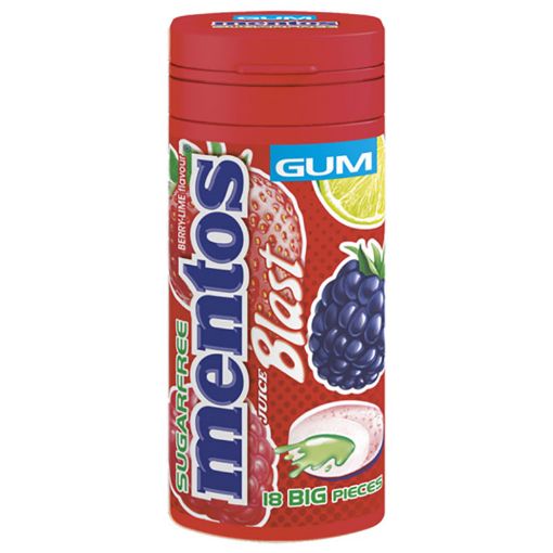 Picture of MENTOS PURE FRESH GUMS STRAWBERRY 18P 31 5G