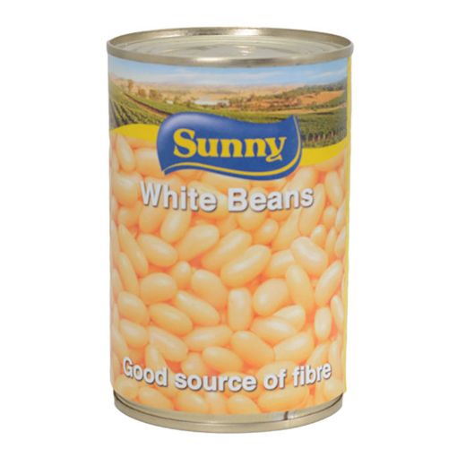 Picture of SUNNY WHITE BEANS 425G