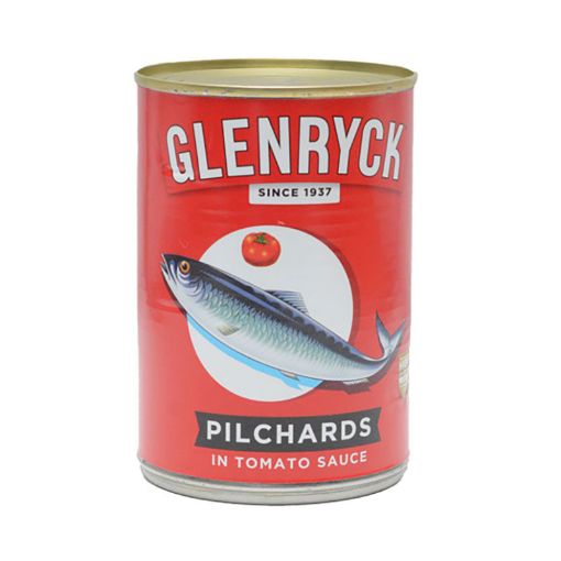 Picture of GLENRYCK PILCHARDS IN TOMATO SAUCE 400G