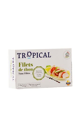 Picture of TROPICAL FILETS THON 115G NATURAL