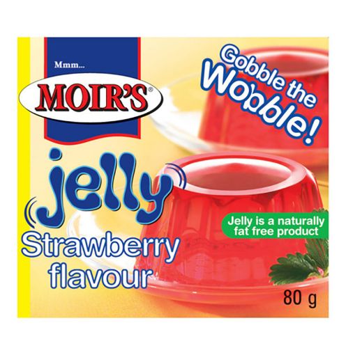 Picture of MOIRS JELLY 80G  STRAWBERRY