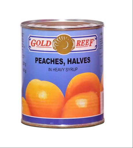 Picture of GOLD REEF  PEACH HALVES 820G