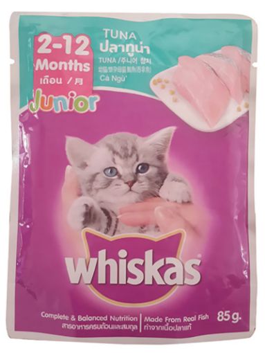 Picture of WHISKAS JUNIOR TUNA 80G