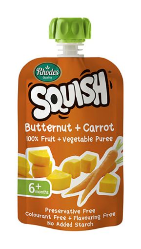 Picture of RHODES SQUISH BUTTERNUT CARROT PUREE 110ML