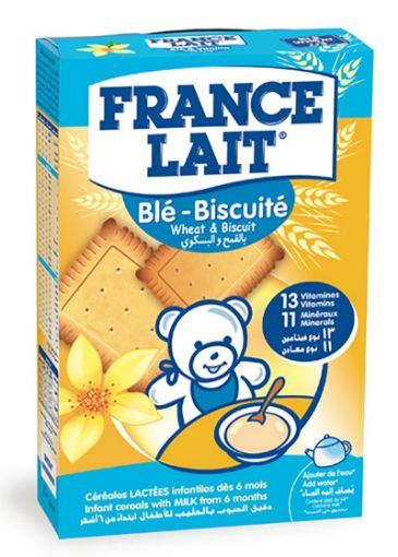 Picture of FRANCE LAIT CEREALE LACTE BLE BISCUITS 250G