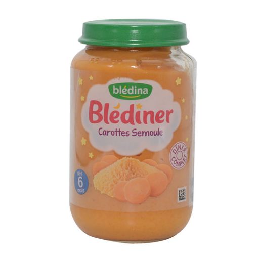 Picture of BLEDINA BLEDINER CAROTTES SEMOULE 200G