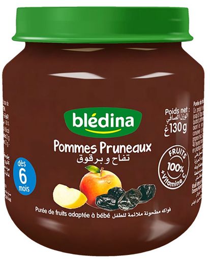 Picture of BLEDINA  POMMES PRUNEAUX 130G