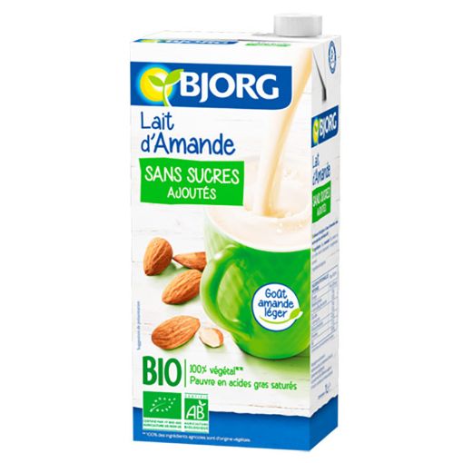 Picture of BJORG BV LAIT AMANDE SANS SUCRE 1L