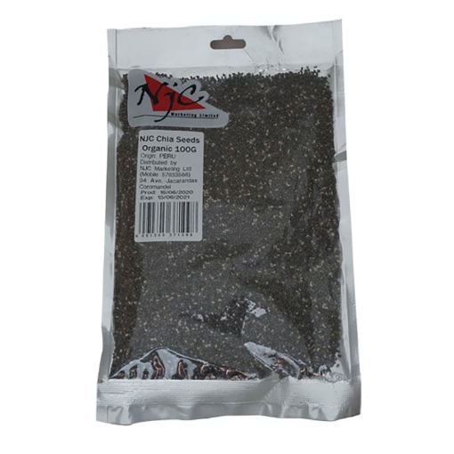 Picture of NJC CHIA SEEDS ORGANIC 100G