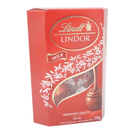 Picture of LINDT LINDOR CORNET MINI MILK CHOCOLATE 50G