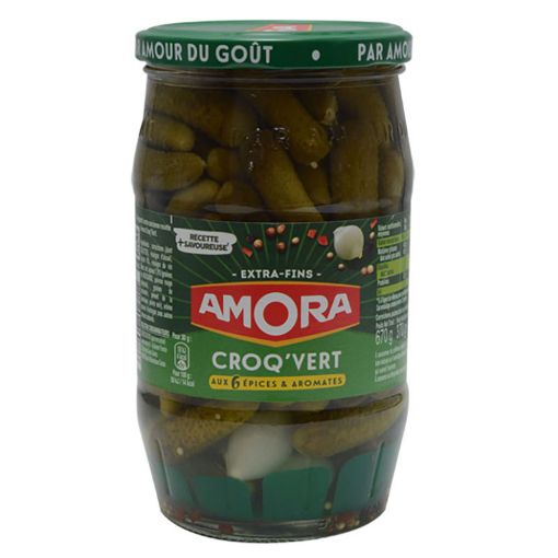 Picture of AMORA CORNICHON CROQ VERT 370G