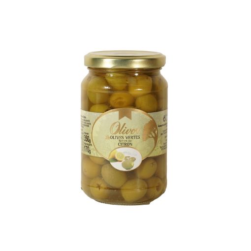 Picture of OLIVOR GREEN OLIVES STUFFED WITH LEMON 350G